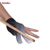 BOODUN 1PCS 3 Fingers Cue Billiard Glove Men Women Sports Glove Billiard Shooters Right Left Interchangeable Snooker Gloves