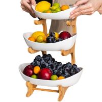 Cake Stand Plates for Food Plastic Fruit Plate Snack Plate Creative Modern Dried Fruit Fruit Basket Plastic Dish Candy Dish