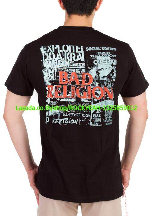 เสื้อวง-bad-religion-ร็อคในตำนาน-อมตะ-แบด-รีลิเจียน-ไซส์ยุโรป-rdm870