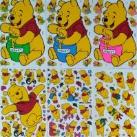 สติ๊กเกอร์หมีพูห์ #Pooh #สติ๊กเกอร์ลายการ์ตูน ( ขนาด 17.50 X 26.50 cm.)