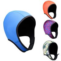 【YF】 Diving Hood 2.5mm Neoprene Thermal Cap Stretchable Surfing Swimming Cap With Chin Strap for Adult/Kids