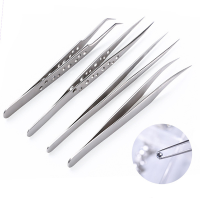 tweezers คีมคีบ คีบเพชร คีบขนตา ปลายคม เนื้อสแตนเลสหนาอย่างดี