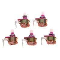 5pcs Adjustable Potentiometer B500K Desk Table Lamp Dimmable Dimmer Switch With 2 Pins Reading Light Dimmer Control Switch