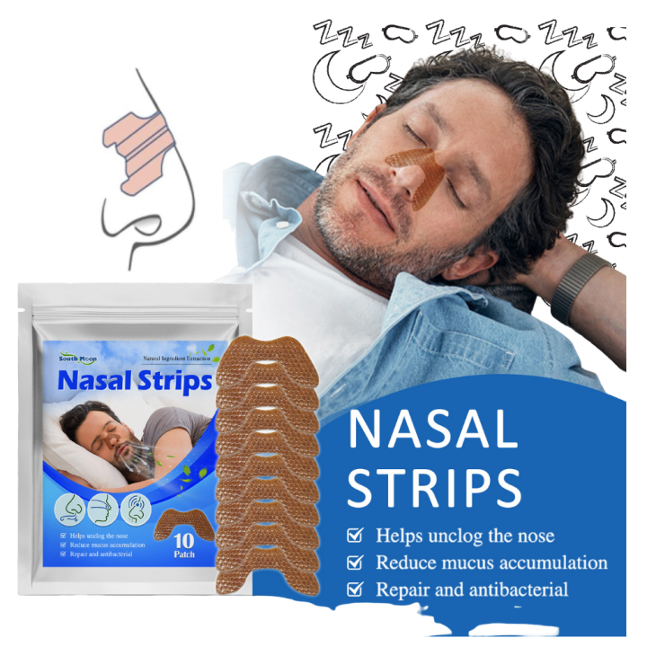 AMK Stopping Snore Strips Improves Sleep Extra Strength Congestion ...