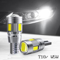 【CW】 2x Car 5W5 Bulb T10 W5W No ERROR 12V 6000K Claerance Wedge Side Reverse Lamps 5630 6SMD Lamp