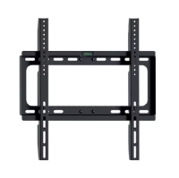 ชุดขาแขวนทีวี LCD, LED ขนาด 26-55 นิ้ว TV Bracket แบบติดผนังฟิกซ์ (Black)