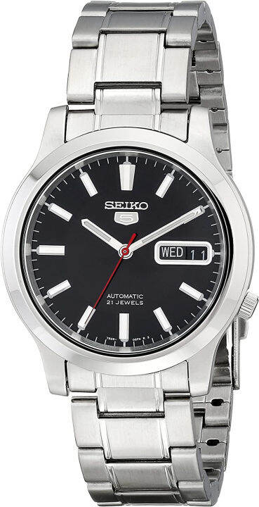 Seiko 5 store black dial