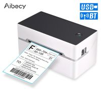 Desktop Shipping Label Printer USB/BT Direct Thermal Printer 40-80mm Paper Compatible with Amazon Ebay Shopify FedEx USPS Etsy Fax Paper Rolls