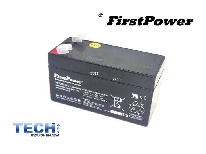 FirstPower 12V 1.2AH PREMIUM Rechargeable Sealed Lead Acid Battery | Lazada