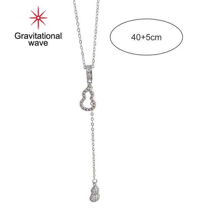 gravitational-wave-clavicle-chain-ฝีมือดี-fade-resistant-สวมใส่-elegant-anti-rust-คอตกแต่งอุปกรณ์เสริม-y-รูปร่างบางสร้อยคอสำหรับชีวิตประจำวัน