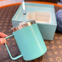 Insulated Mug Good-Looking Stainless Steel Cup With Straw Large-Capacity Water Cup Womens Exquisite Gift Box