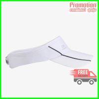 ADJUSTABLE RUNNING VISOR - WHITE MEN WOMEN