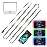 USB LED Strip RGB White with RF Remote Controller IP20 Flexible Strip Light 5050 RGBW RGBWW TV Background Lightgting 0.5M - 5M