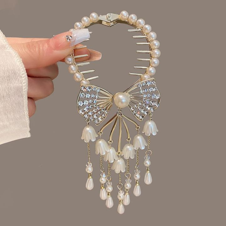 enchanting-rhinestone-hairpin-luxe-beaded-hair-chain-exquisite-pearl-hair-clip-glamorous-crystal-headband-ornate-gem-hairpin