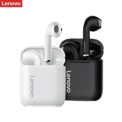 ZZOOI Lenovo LP2 TWS Wireless Bluetooth Earphones Dual Stereo Bass Headphone Waterproof with Mic Sports Music Headset Handfree Earbuds