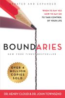 หนังสืออังกฤษใหม่ Boundaries : When to Say Yes, How to Say No to Take Control of Your Life [Hardcover]