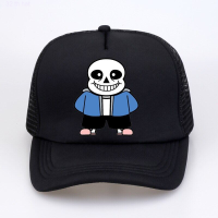 2023 New HOT Game Undertale Baseball Caps Skull Brother Sans Print hat Summer Mesh Trucker Cap fashion Men women snapback hats Versatile hat