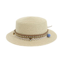 New Summer Casual Flat Top Straw Hats Fashion Hats For Women Men Beach Sun Shade Ladies Red Brown Wide Brim Panama Cap