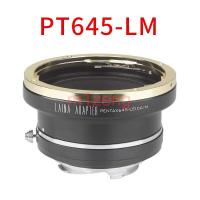 อะแดปเตอร์ Pk645-LM สำหรับเพนแท็กซ์ Pk645เลนส์ Pt645กับ Leica M L/M LM M9 M8 M7 M6 M5 M3 M2 M-P Mp240 M9p กล้องเทรชาร์ต LM-EA7