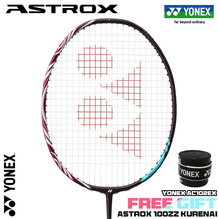 BEST- YONEX ASTROX 100ZZ Kurenai Badminton Racket Full Carbon Single 4U ...