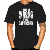 Capricorn เสื้อยืดคอกลมแขนลำลองขาสั้นพิมพ์ลายแฟชั่นเสื้อฤดูร้อนผ้าฝ้าย100% คอกลมขายส่งราคาถูกเสื้อยืดตลก