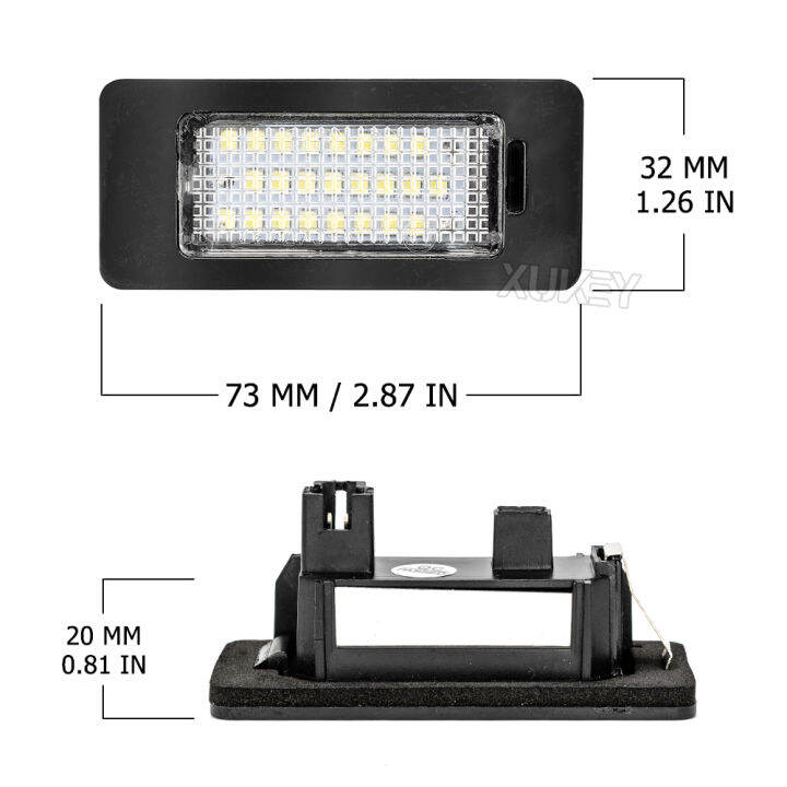 2pcs-24-smd-bright-led-จำนวนป้ายทะเบียนสำหรับ-สำหรับ-rapid-octavia-3-superb-b6-fabia-ไม่มีข้อผิดพลาดรถอุปกรณ์เสริม