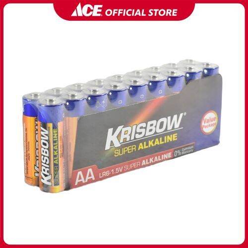Ace Krisbow Set 18 Pcs Baterai Alkaline Aa Lazada Indonesia