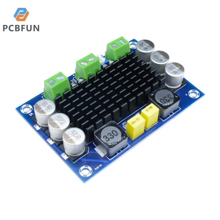 pcbfun-mono-เครื่องขยายเสียง-board-80w-เครื่องขยายเสียงชิป-made-in-china-mono-channel-เครื่องขยายเสียงพลังสูง-power-โมดูลการขยาย