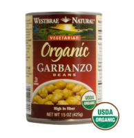 ?Import to home ?Organic Garbanzo Beans Westbrae Natural 425g