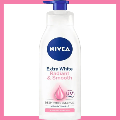 FernnyBaby นีเวีย Nivea 400ML Extra White นีเวียร์ เอ็กซ์ตร้า ไวท์ เรเดียนท์ แอนด์ สมูท บอดี้โลชั่น 400 มล.