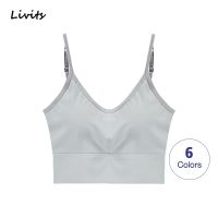 Hot sell Women Tank-Top With Chest Pad Backless Adjustable Breathable Crop-Top Camisoles Tube Vest Sleeveless Sexy Casual SA1225