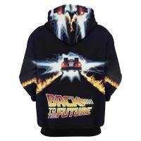 Back To The Future Graphic Hoodies for Men Clothing 3D Science Fiction Film Printed Hoodie Women Harajuku Fashion y2k Pullover