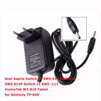 For Acer Aspire Switch 10 SW5-011 SW5-012 SW5-012P Switch 11 SW5 -111 IconiaTab W3-810 Tablet for Gateway TP-A60 12V 1.5A Adapter