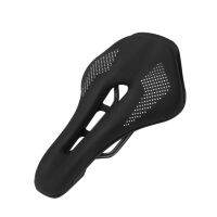 【LZ】♚  PU Leather Bicycle Saddle Seat Cover Respirável Oco Almofada de ciclismo MTB Road Riding Soft Non-Slip 3D Acessórios de bicicleta acolchoados