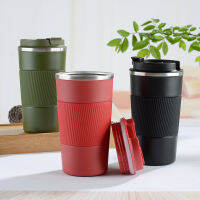 380มิลลิลิตร510มิลลิลิตรถ้วยกาแฟสแตนเลสความร้อนแก้ว thermic ขวดคาเฟ่ความร้อนถ้วยแก้วลื่นเดินทางรถขวดฉนวน