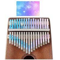 【Moon Musical】 Kalimba Scale 17 Key Sticker Percussion Parts Accessories For Learner Musical Instrument Kit