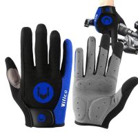 hotx【DT】 Cycling Anti-slip Gloves MTB Men Breathable Anti-shock outdoor Warm 2023