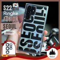 ??แท้พร้อมส่ง  เคสใส เคสกันกระแทก Ringke Fusion Design 01. Seoul Sumsung Galaxy S22 Ultra / S22 Ultra 5G