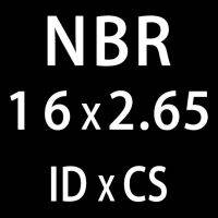 แหวนโอริงแหวนยางการปิดผนึก Nbr ความหนา2.65มม. Id16/17/18/19/20มม. ซีลวงแหวนไนไตรล์ป้องกันน้ำมันแหวนปะเก็น