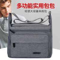 [COD] New multi-compartment business messenger bag large nylon cloth shoulder male electrician convenient tool