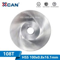 XCAN Saw Blade Diameter 100mm Teeth 108 Z High Speed Steel Saw Disc Slitting Saw Blade Metal Cutting Tools