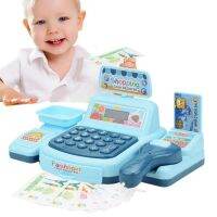 Simulation Cash Register Toy Supermarket Checkout Toy With Sound And Light Shopping Cashier Role Play Game Set For Kids Boys And