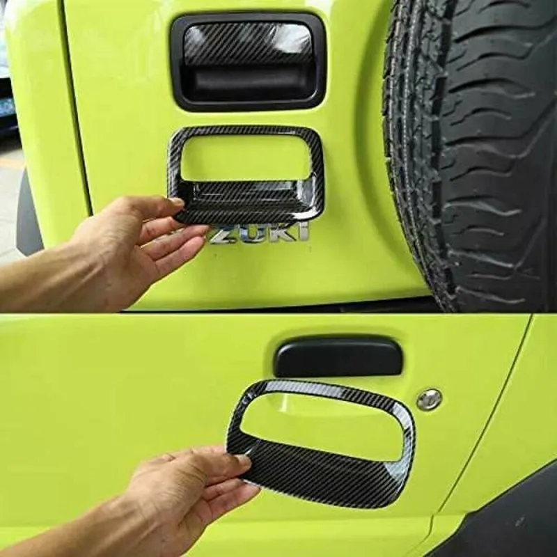 Door Handle Shell Outer Door Handle Decoration Cover ABS Carbon