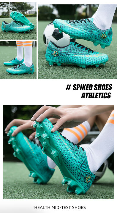 ต่ำช่วยเหลือรองเท้าฟุตบอลระบายอาการองเท้าฟุตบอลรองเท้าฝึกอบรมในร่ม-tf-ที่มีคุณภาพสูงผู้ชาตบอล-รองเท้าสตั๊ด-ขนาด-31-45