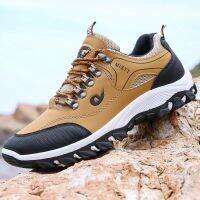 Fall Wearable All-Match Street Trendy Running Non-Slip Outdoor Mens Shoes Leisure Hiking Mountaineering Travel Sneakers Men