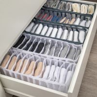 Foldable Underwear Storage Fabric Drawer Compartment Storage Bag Dormitory Closet Organizer Home Independent Socks Storage Boxes