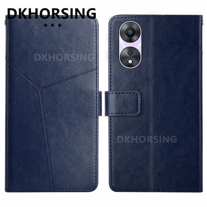 dkhorsing-2023เคสใหม่สำหรับ-oppo-a78-a78nfc-a57-a17-a17k-กระเป๋าเงินแบบกลับด้านได้หนัง-pu-เคสโทรศัพท์-a78-oppo-4g-5g-แฟชั่นฝาหลังขาตั้ง-oppoa57-4g-2022