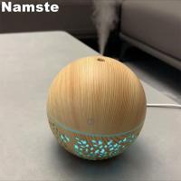 NMT 238 Spherical Humidifier Cute 130ml Small Capacity Aromatherapy Essential Oil Humidifier Diffuser With 7 Color LED Lights