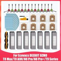 Accessory Kit Replacement for Ecovacs Deebot Ozmo T9 T8 Series T8 Max T8 AIVI N8 Pro N8 Pro+ Robot Vacuum Cleaner