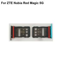 【⊕Good quality⊕】 baoyao สำหรับ Zte Nubia Red Magic 5G ถาดใส่ซิมกระเป๋าเก็บบัตรใหม่ช่องเสียบบัตร Magic5g Nx659j ซิมกระเป๋าเก็บบัตรสำหรับ Nubia Redmagic 5G